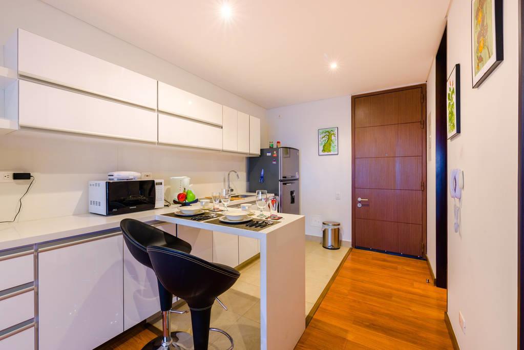 Amoblado Bogota, Wifi, Agua Caliente Appartement Buitenkant foto