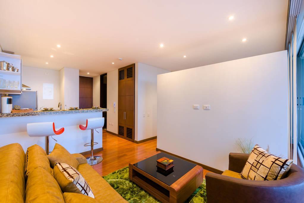 Amoblado Bogota, Wifi, Agua Caliente Appartement Buitenkant foto