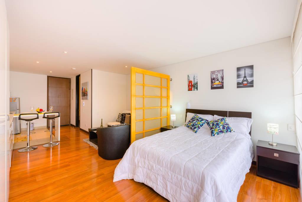 Amoblado Bogota, Wifi, Agua Caliente Appartement Buitenkant foto